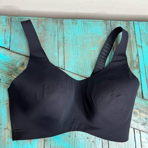 KNIX Catalyst Sports Bra - Black Wireless Sports Bra Size 6 Activewear Yoga - Picture 3 of 12